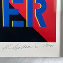 Robert Indiana - Yield Brother, 1971 - Zeefdruk op dik velijnpapier. Professioneel ingelijst, museumglas