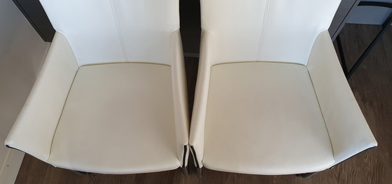 Image 1 of 6x Bert Plantagie eetkamerstoelen