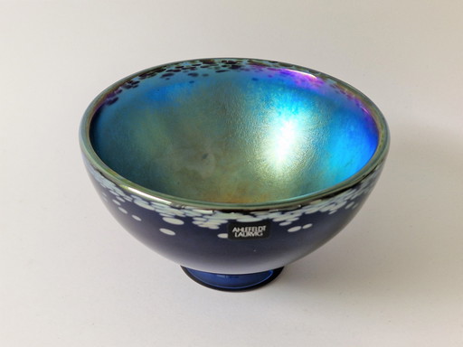 Michael Ahlefeldt-Laurvig - Iridescent Glass Bowl - Studio Glass