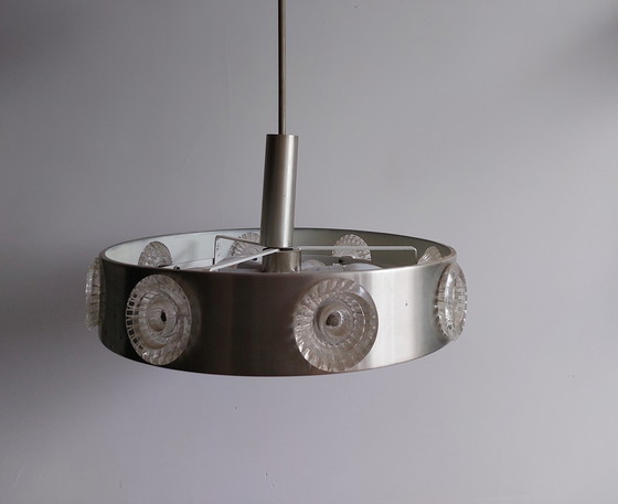 Image 1 of Vintage chrome hanglamp