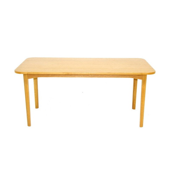 Image 1 of Vintage eiken salontafel van O.H.Sjögren, Zweden 1970