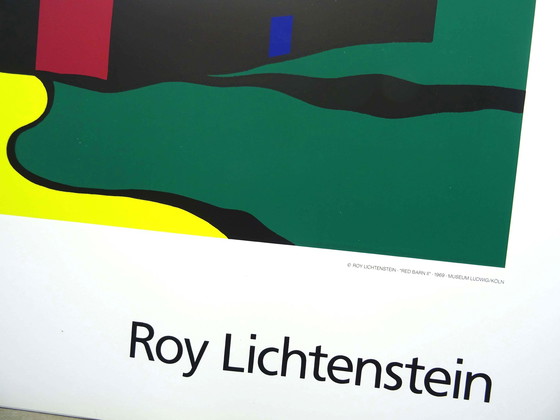 Image 1 of Roy Lichtenstein - Red Barn II 1969 - Museum Ludwig Köln - 0ffsetlithografie