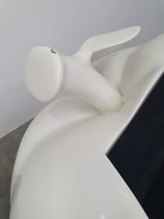 Image 1 of space age fiberglass apple lounge chair