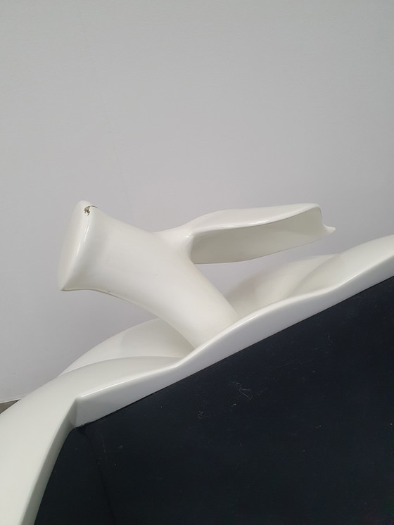 Image 1 of space age fiberglass apple lounge chair