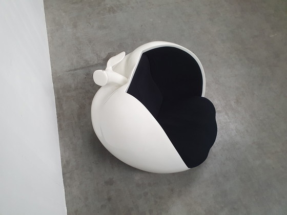 Image 1 of space age fiberglass apple lounge chair