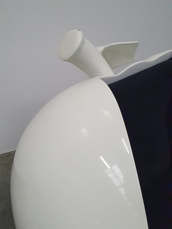 Image 1 of space age fiberglass apple lounge chair