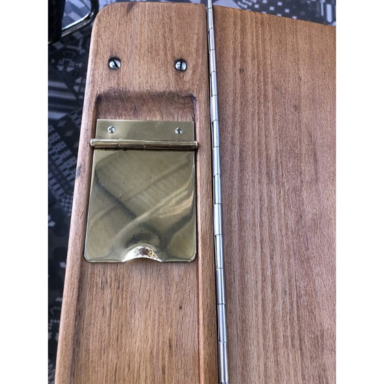 Image 1 of Vintage schooltafel in beukenhout, Tsjechoslowakije 1940