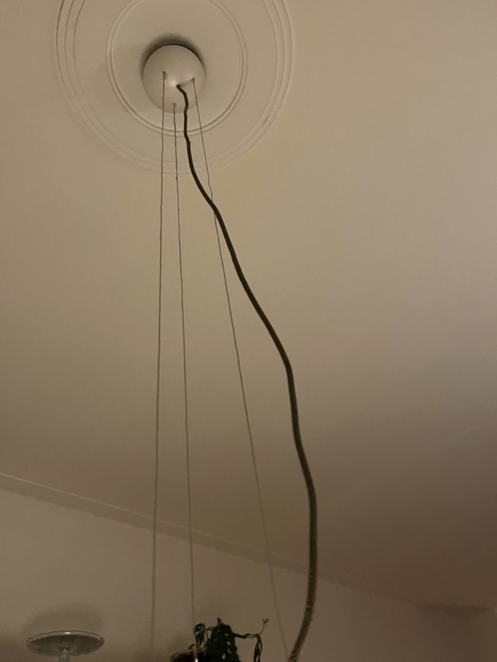 Image 1 of Matglazen Hanglamp Van Fontana Arte