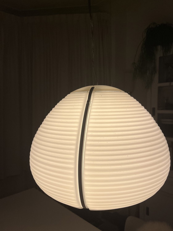 Image 1 of Matglazen Hanglamp Van Fontana Arte