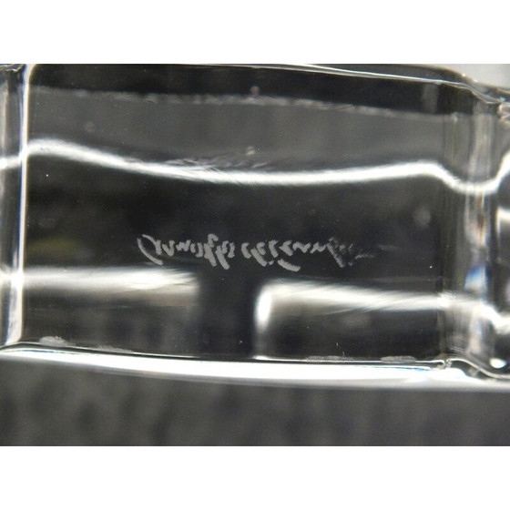 Image 1 of Vintage Ferrari F40 in kristal en roestvrij staal door Arnolfo di Cambio, Italië 1980