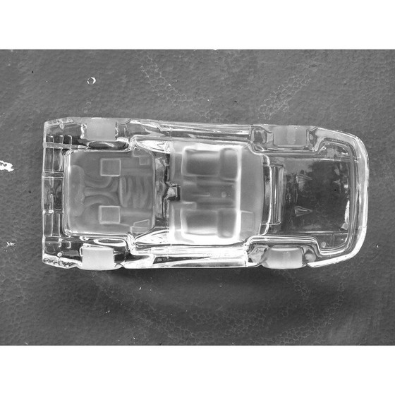 Image 1 of Vintage Ferrari F40 in kristal en roestvrij staal door Arnolfo di Cambio, Italië 1980