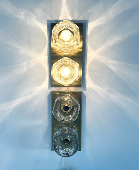 Image 1 of 2X Ice Cube Lamp, Peil & Putzler