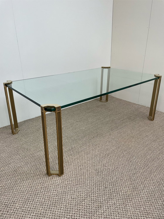 Image 1 of Peter Ghyczy salontafel koper glas