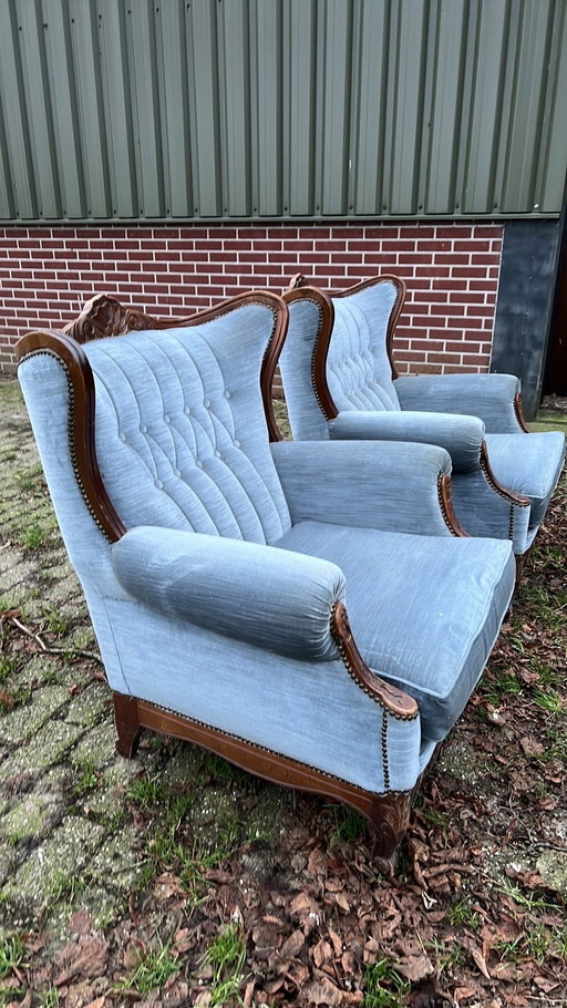 Retro Vintage Art Deco Fauteuils