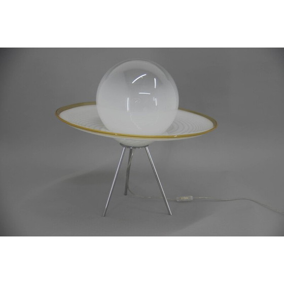 Image 1 of Italiaanse vintage Murano glazen tafellamp, jaren 2000