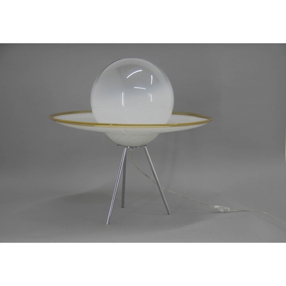 Image 1 of Italiaanse vintage Murano glazen tafellamp, jaren 2000