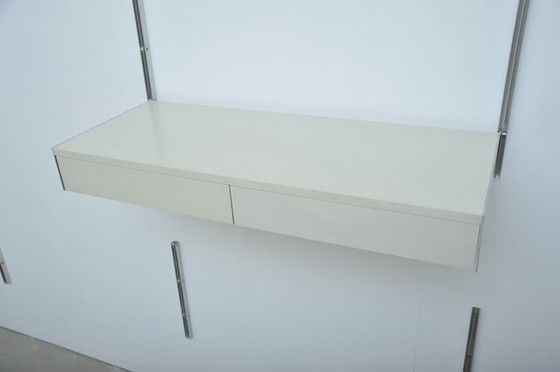 Image 1 of Dieter Rams 606 Ladeplank Voor Vitsoe Lichtgrijs 1960Er