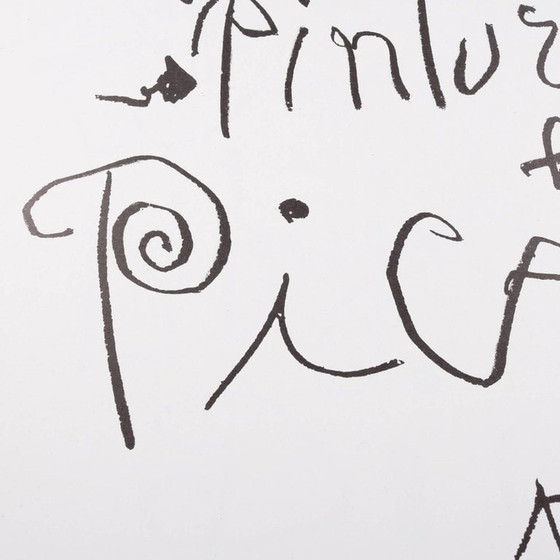 Image 1 of Lithografie van Picasso, 1960