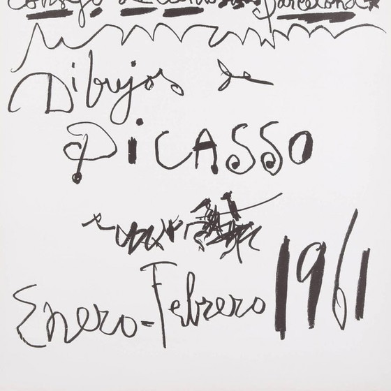 Image 1 of Lithografie van Picasso, 1960