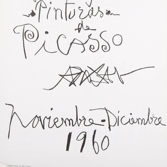 Image 1 of Lithografie van Picasso, 1960