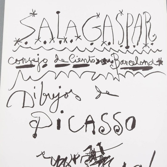 Image 1 of Lithografie van Picasso, 1960