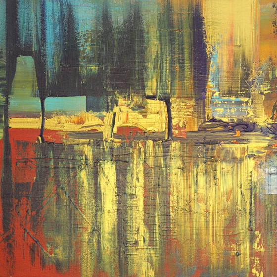 Image 1 of Schilderij "Silence Is Golden" 50Cm X 100Cm