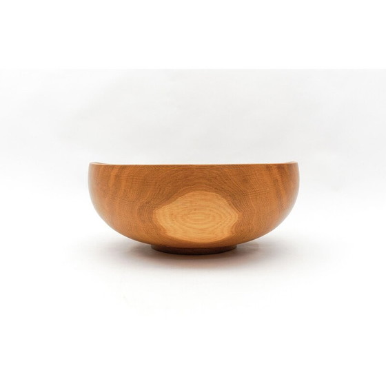 Image 1 of Vintage eikenhouten schaal door K. Weichselbaum, Duitsland 1999