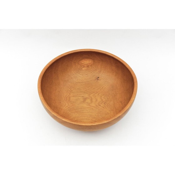 Image 1 of Vintage eikenhouten schaal door K. Weichselbaum, Duitsland 1999