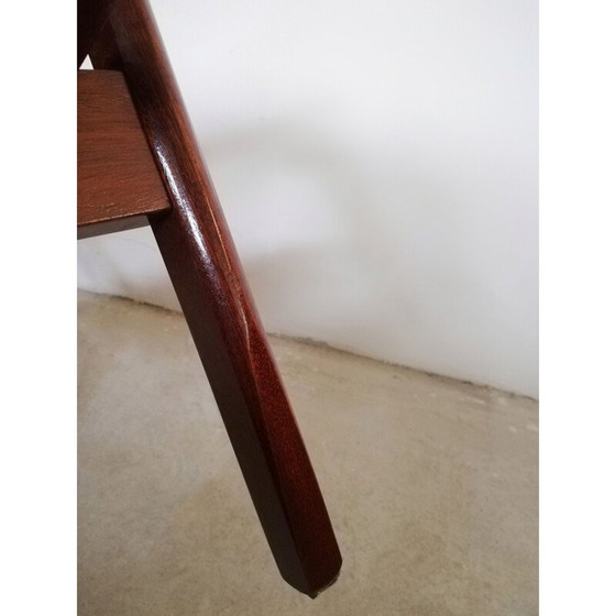 Image 1 of Scandinavische vintage salontafel van teak en eiken, 1960