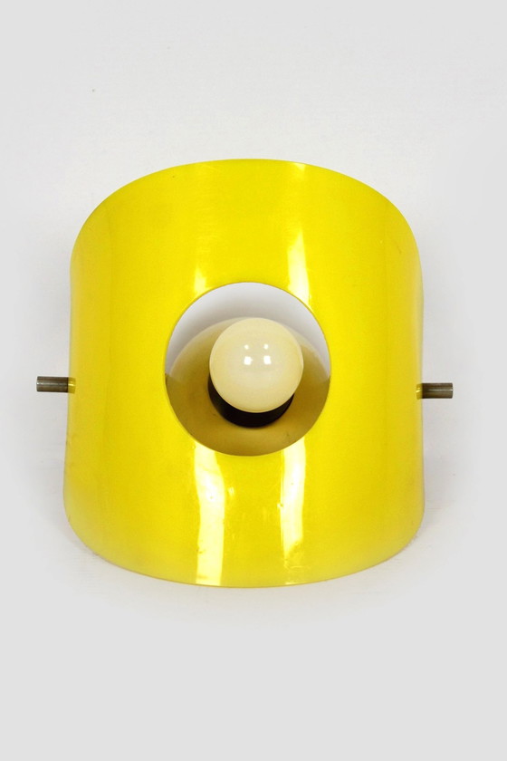 Image 1 of Mid Century Ruimtetijdperk Wandlamp uit Polam Meos, Polen, 1960S