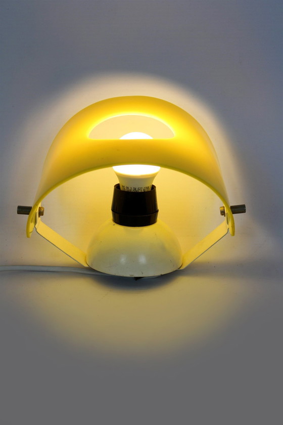 Image 1 of Mid Century Ruimtetijdperk Wandlamp uit Polam Meos, Polen, 1960S