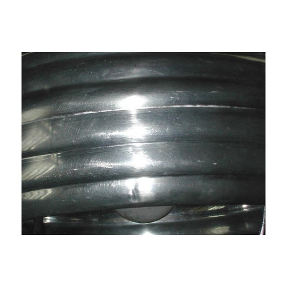 Image 1 of Italiaanse aluminium hanglamp - 1970