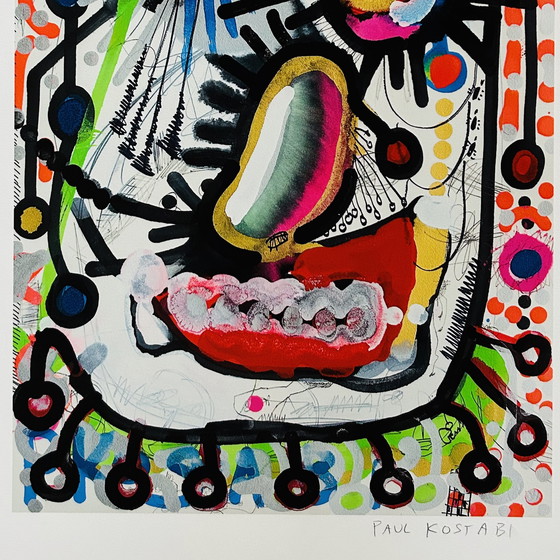 Image 1 of Paul Kostabi - pop-art litho