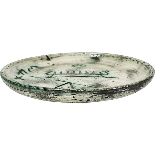 Vintage keramische wandplaat van Arol, Noorwegen 1960