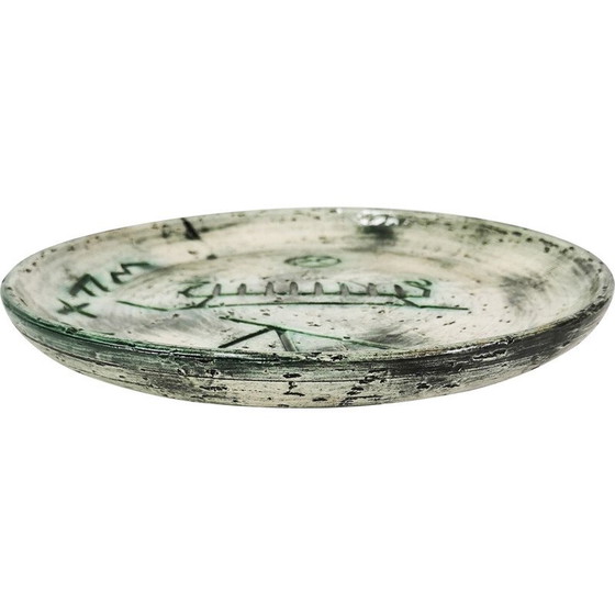 Image 1 of Vintage keramische wandplaat van Arol, Noorwegen 1960