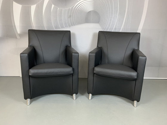 Image 1 of 2x Leolux Dolcinea fauteuil