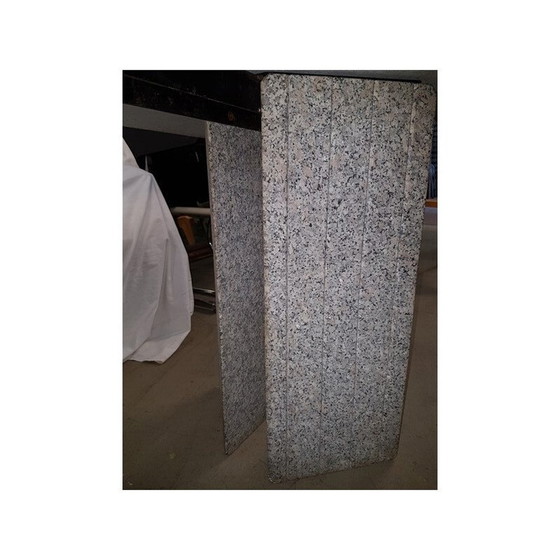 Image 1 of Zeldzame vintage granieten tafel van Enrico Baleri voor Knoll - jaren 1980