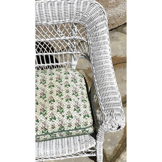 Image 1 of Vintage rotan kinderfauteuil, 1980