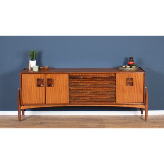 Image 1 of Vintage dressoir in palissander van Elliots Of Newbury, jaren 1960