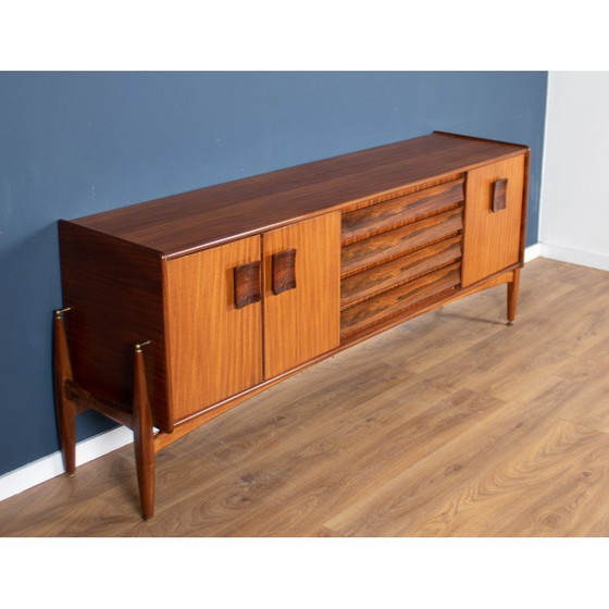 Image 1 of Vintage dressoir in palissander van Elliots Of Newbury, jaren 1960