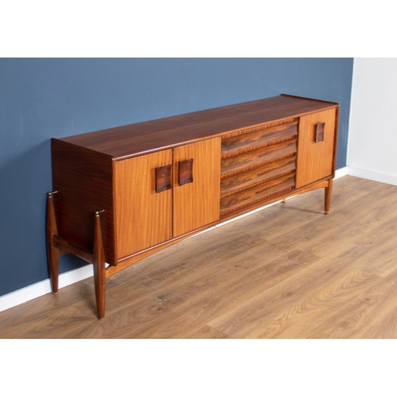 Image 1 of Vintage dressoir in palissander van Elliots Of Newbury, jaren 1960