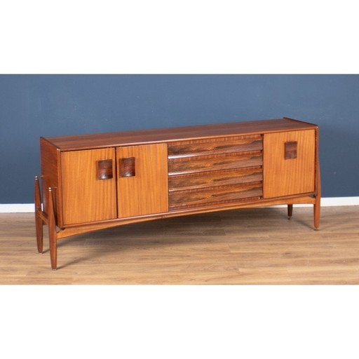 Vintage dressoir in palissander van Elliots Of Newbury, jaren 1960