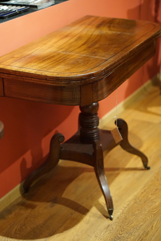 Mahoniehouten Kaarttafel