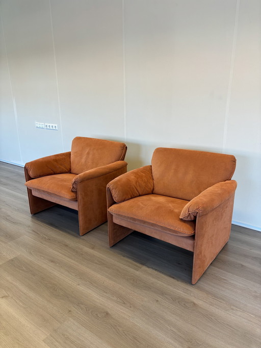 2x Leolux Design Fauteuils