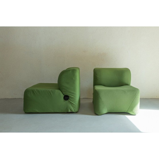 Image 1 of Paar vintage "Bubble" fauteuils van Carlo Bartoli, 1966