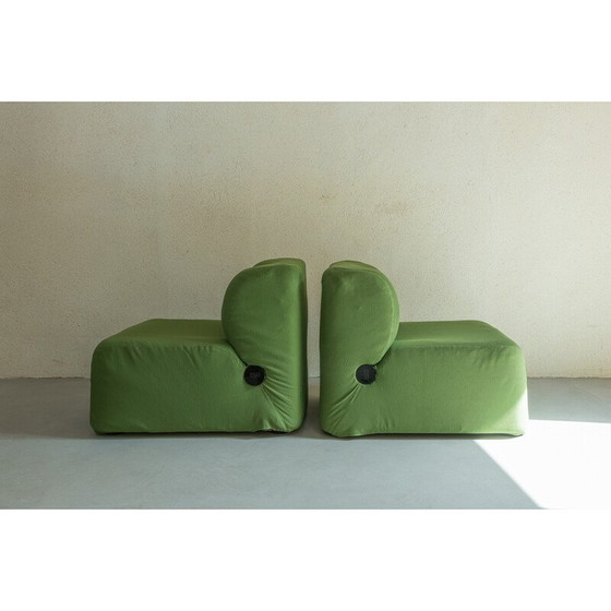 Image 1 of Paar vintage "Bubble" fauteuils van Carlo Bartoli, 1966