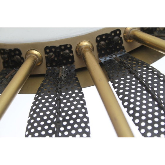 Image 1 of Vintage messing kroonluchter, 1950