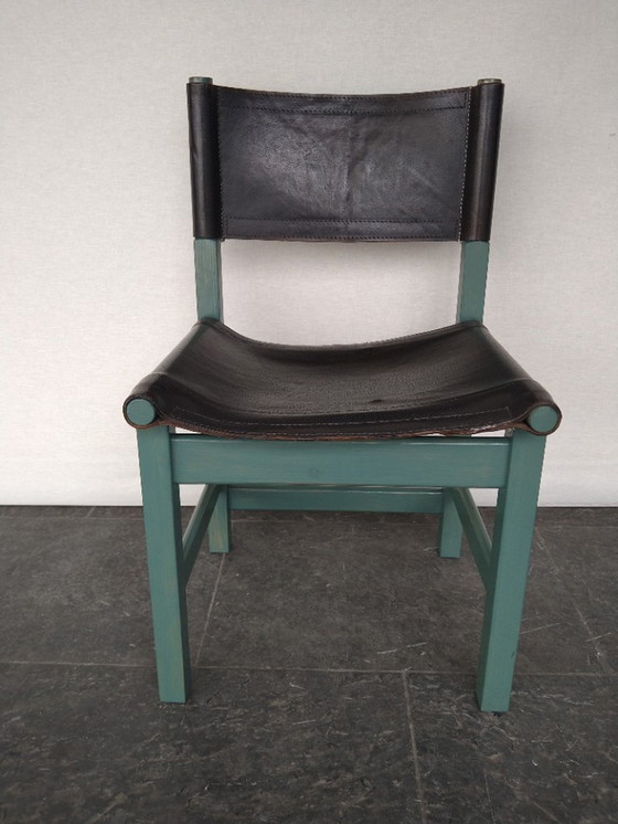 Image 1 of 6X Vintage Eettafel Stoelen