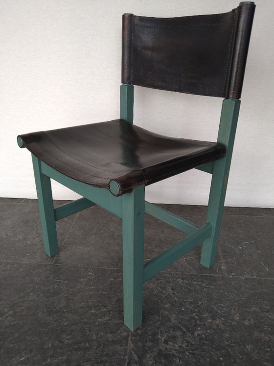 Image 1 of 6X Vintage Eettafel Stoelen