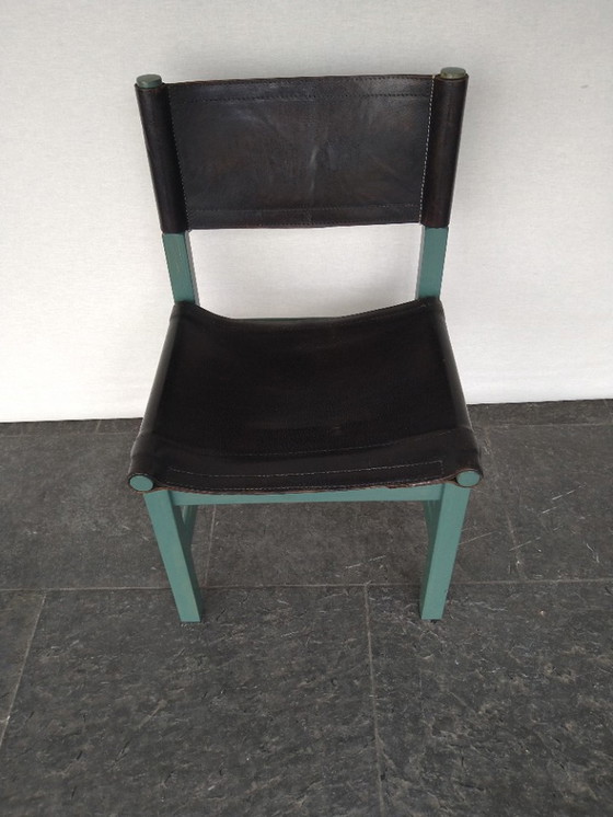 Image 1 of 6X Vintage Eettafel Stoelen